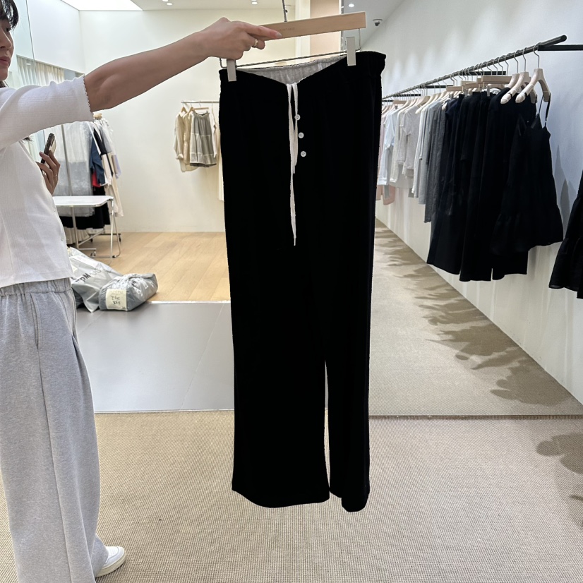 VEGETABLE韓國直郵實拍女士新品推薦26春夏時尚職業休閑褲VEGETABLE休閑褲圖色2