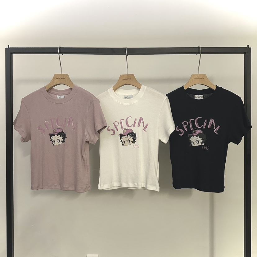 VISUAL SPACE/PAGE92/FLEISCHER韓國直郵女裝新款熱賣T恤VISUAL SPACE/PAGE92/FLEISCHERT恤