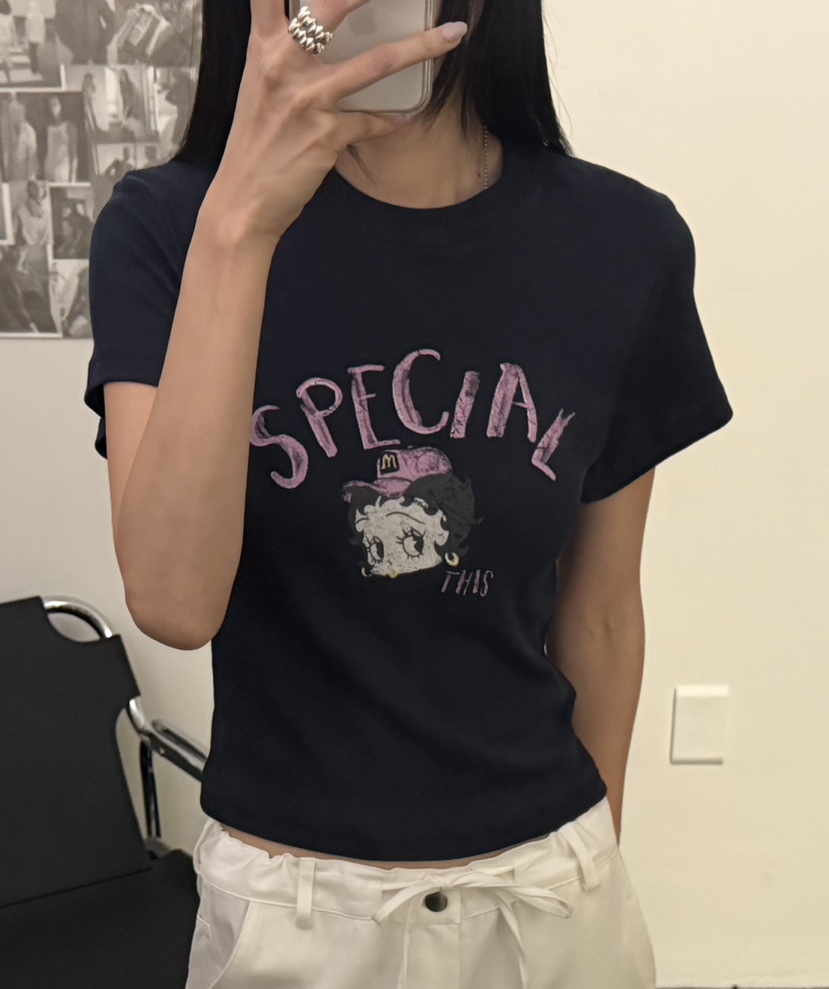 VISUAL SPACE/PAGE92/FLEISCHER韓國直郵女裝新款熱賣T恤VISUAL SPACE/PAGE92/FLEISCHERT恤