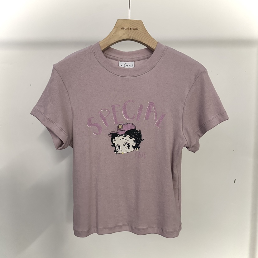 VISUAL SPACE/PAGE92/FLEISCHER韓國直郵女裝新款熱賣T恤VISUAL SPACE/PAGE92/FLEISCHERT恤圖色2