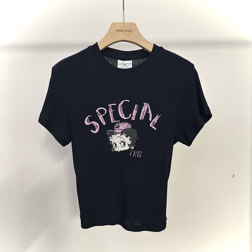 VISUAL SPACE/PAGE92/FLEISCHER韓國直郵女裝新款熱賣T恤VISUAL SPACE/PAGE92/FLEISCHERT恤圖色3