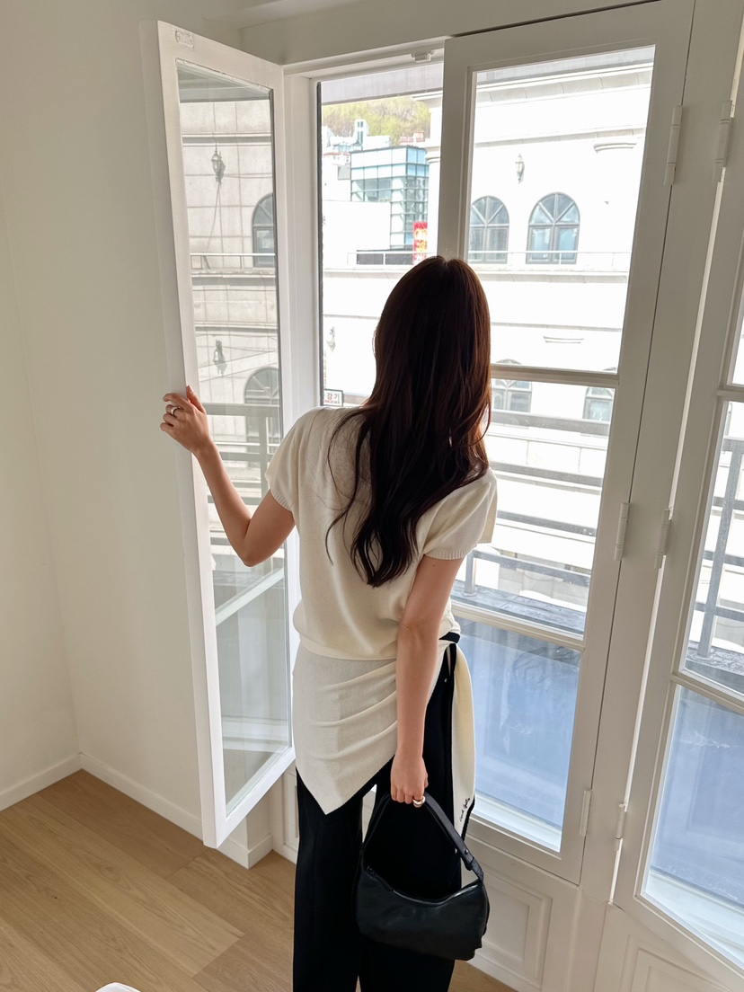 2ND GATE韓國代購女士新款26春夏時尚熱賣人氣針織衫含圍巾2ND GATE針織衫