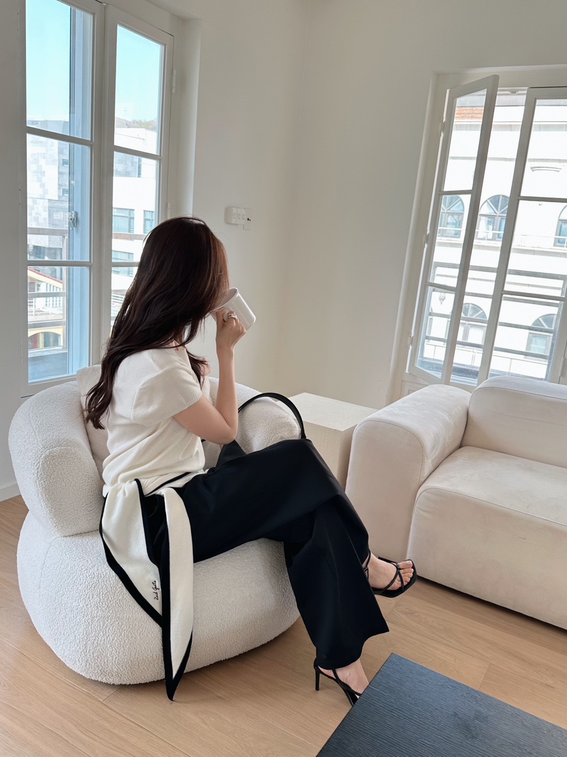 2ND GATE韓國代購女士新款26春夏時尚熱賣人氣針織衫含圍巾2ND GATE針織衫