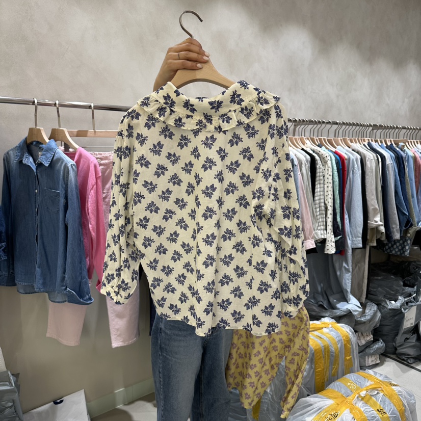 DELI JENNY韓國直郵女士新品26春夏休閑熱賣時尚襯衫蕾絲衫DELI JENNY襯衫/蕾絲衫