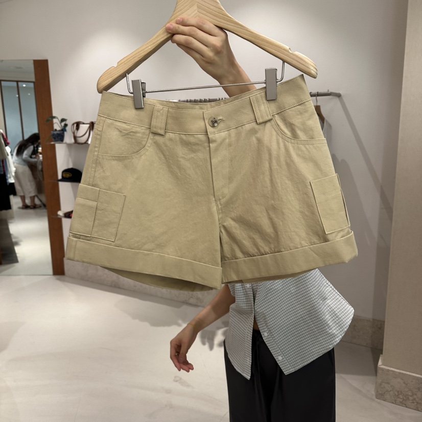 ANDMORE BUTTON韓國直郵實拍女裝新品休閑時尚26春夏短褲口袋ANDMORE BUTTON短褲圖色3