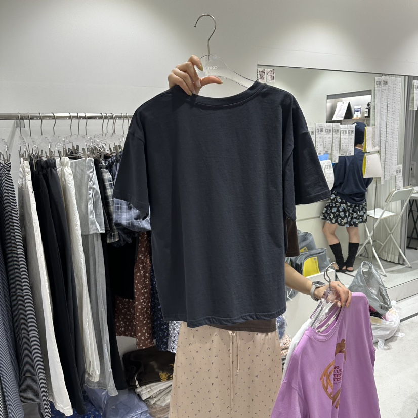 COMBO韓國東大門代購女士新品26春夏人氣職業休閑時尚T恤COM_BOT恤