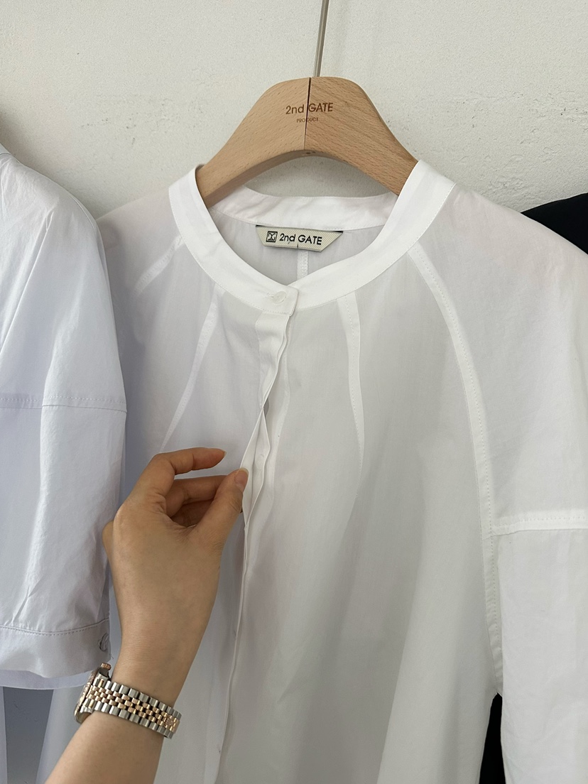 2ND GATE韓國直郵女裝新款休閑職業26春夏時尚襯衫蕾絲衫2ND GATE襯衫/蕾絲衫