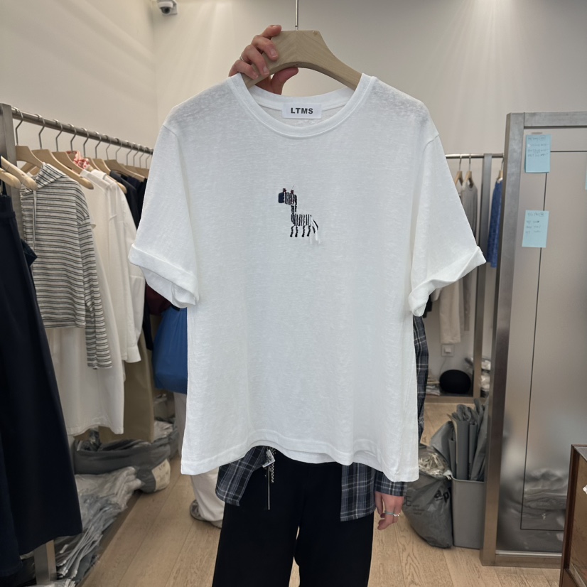LTMS韓國代購女士新品休閑時尚熱賣26春夏推薦職業人氣T恤LTMST恤圖色3
