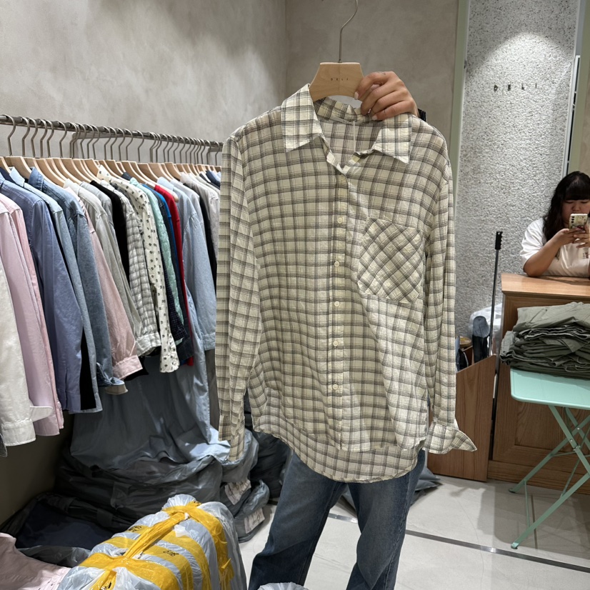 DELI JENNY韓國東大門代購女裝新品人氣推薦26春夏襯衫蕾絲衫DELI JENNY襯衫/蕾絲衫圖色1