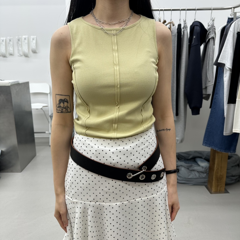 ENHANCE韓國東大門直郵女士新品休閑熱賣時尚吊帶背心鏤空ENHANCE/HOPESMORE吊帶/背心圖色4