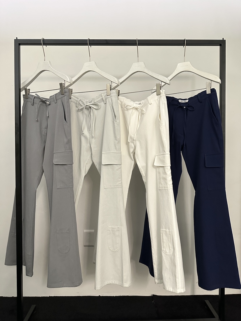 VISUAL SPACE/PAGE92/FLEISCHER韓國直郵女士新品人氣休閑褲口袋抽繩VISUAL SPACE/PAGE92/FLEISCHER休閑褲