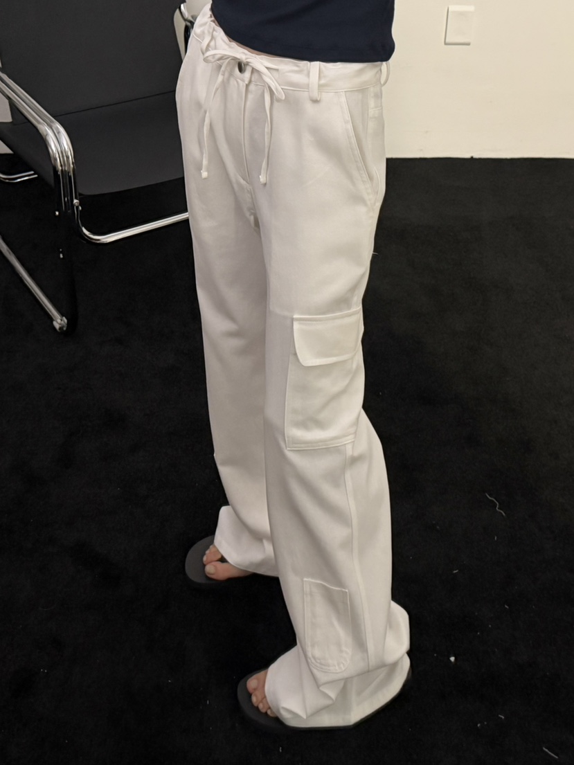 VISUAL SPACE/PAGE92/FLEISCHER韓國直郵女士新品人氣休閑褲口袋抽繩VISUAL SPACE/PAGE92/FLEISCHER休閑褲