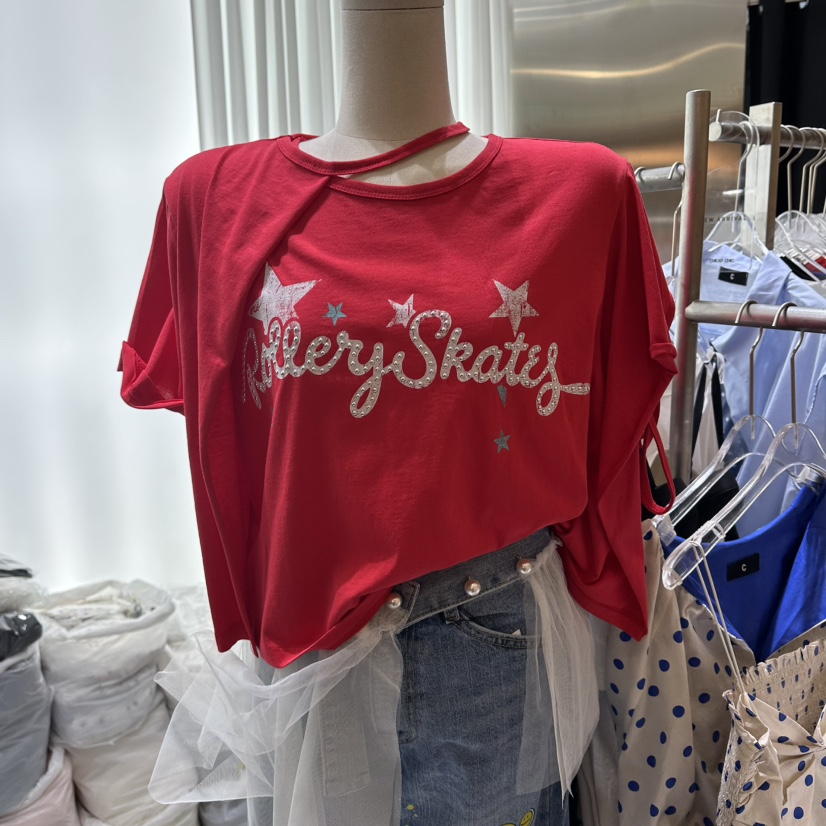 CHEAP-CHIC韓國東大門直郵女士新款人氣熱賣職業推薦T恤CHEAP-CHIC/CHARLES THE SECONDT恤圖色2