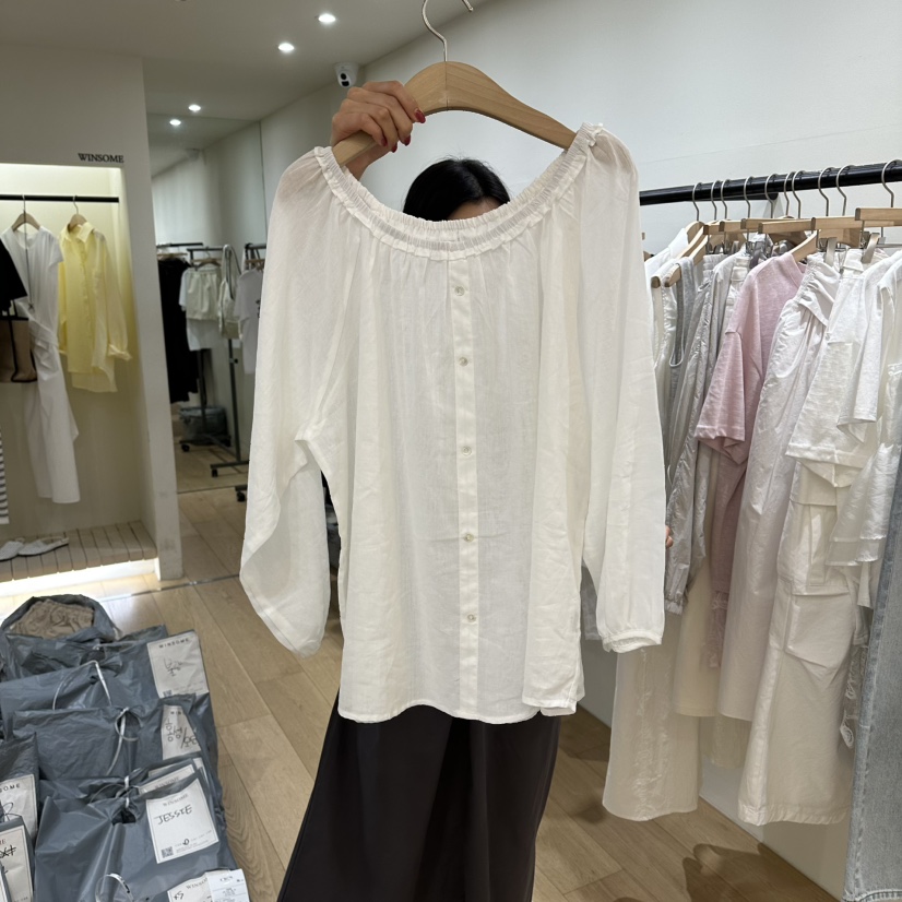 WINSOME韓國東大門代購女裝新品時尚推薦26春夏襯衫蕾絲衫WINSOME襯衫/蕾絲衫圖色1