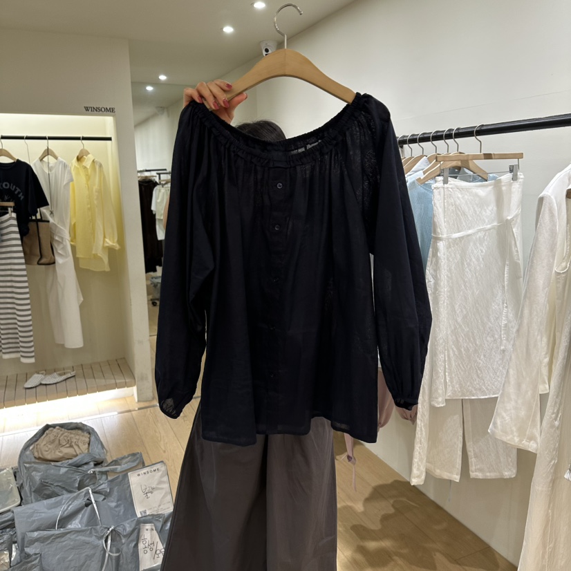 WINSOME韓國東大門代購女裝新品時尚推薦26春夏襯衫蕾絲衫WINSOME襯衫/蕾絲衫圖色3