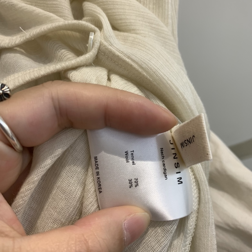 JINSIM韓國直郵女裝新款休閑時尚熱賣職業人氣長袖T恤開衫JINSIM長袖T恤