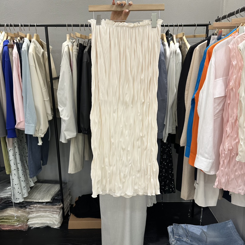 FLAMME TOIT/LUNAMDE韓國直郵實拍女裝新品26春夏長裙褶裙FLAMME TOIT/LUNAMDE長裙