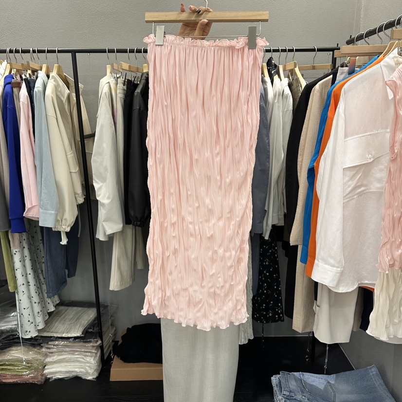 FLAMME TOIT/LUNAMDE韓國直郵實拍女裝新品26春夏長裙褶裙FLAMME TOIT/LUNAMDE長裙圖色1