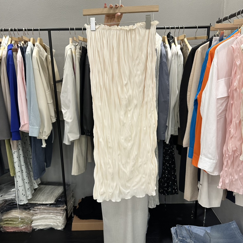 FLAMME TOIT/LUNAMDE韓國直郵實拍女裝新品26春夏長裙褶裙FLAMME TOIT/LUNAMDE長裙圖色2