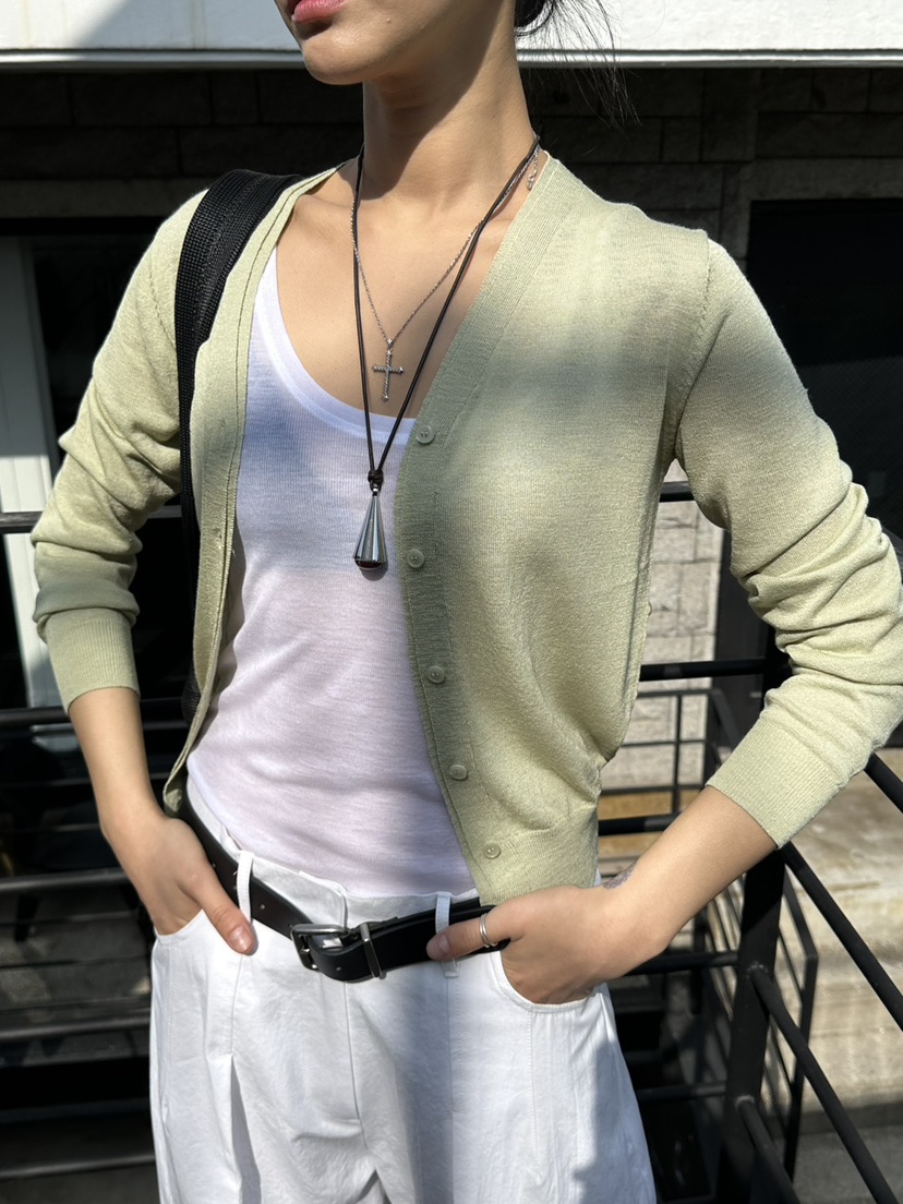 LIMLIMLIM韓國東大門代購女士新款休閑針織衫不含內搭雙層LIM LIM LIM針織衫