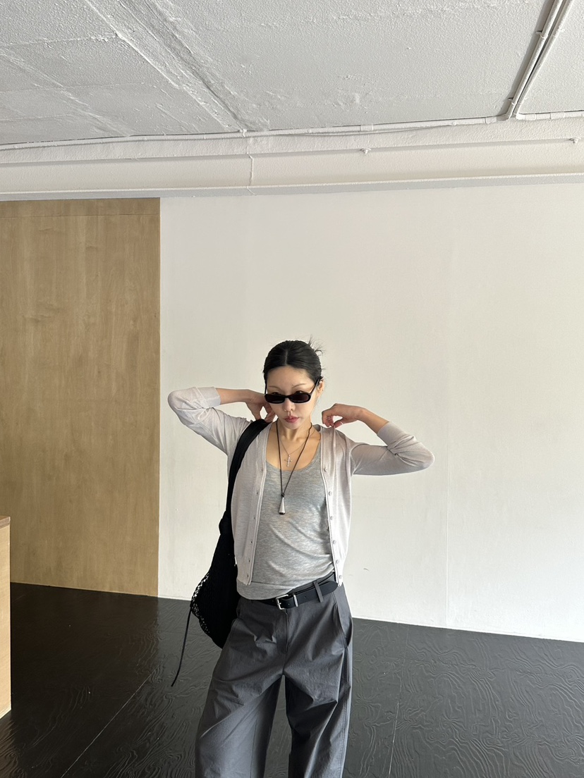 LIMLIMLIM韓國東大門代購女士新款休閑針織衫不含內搭雙層LIM LIM LIM針織衫