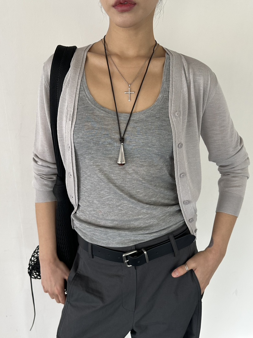 LIMLIMLIM韓國東大門代購女士新款休閑針織衫不含內搭雙層LIM LIM LIM針織衫