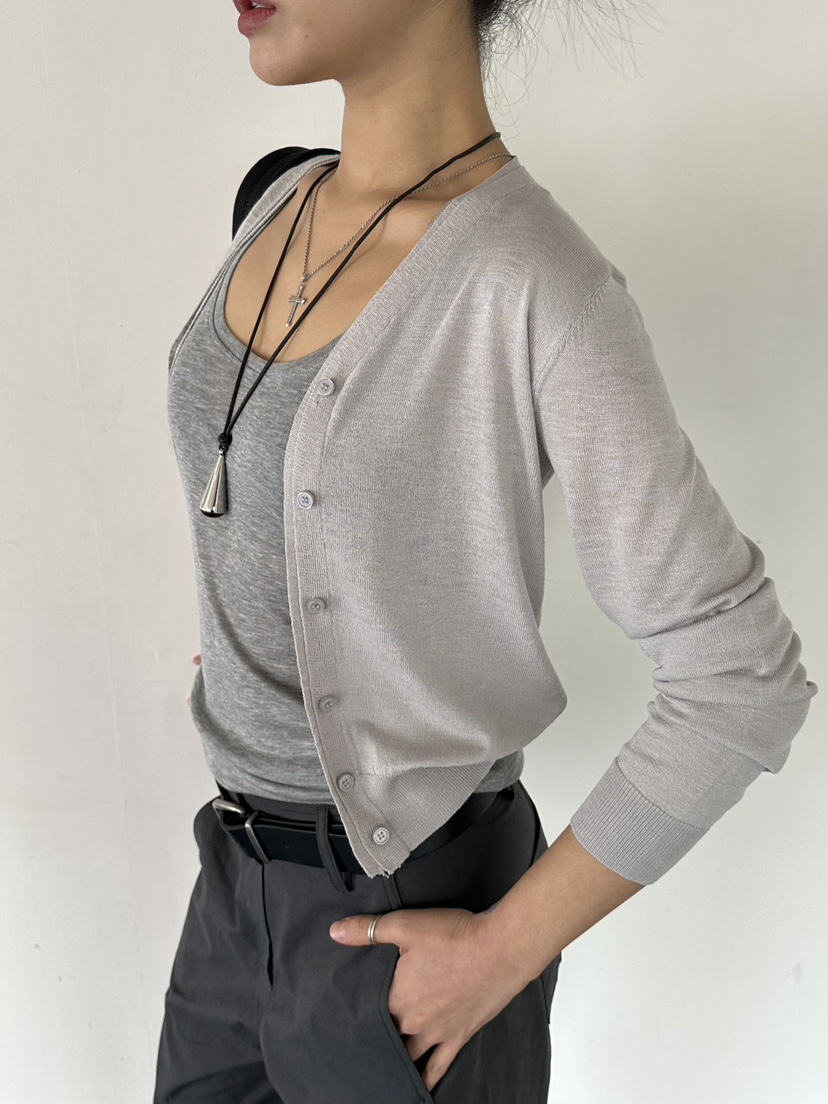 LIMLIMLIM韓國東大門代購女士新款休閑針織衫不含內搭雙層LIM LIM LIM針織衫圖色2