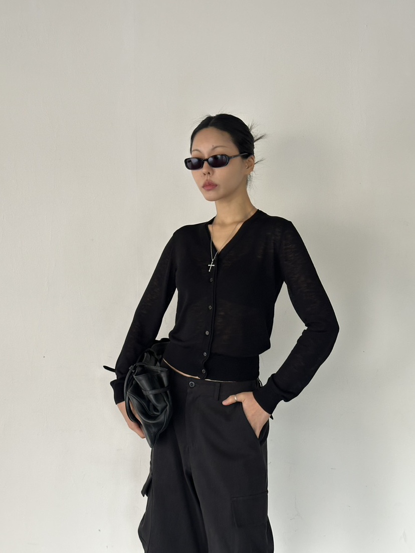 LIMLIMLIM韓國東大門代購女士新款休閑針織衫不含內搭雙層LIM LIM LIM針織衫圖色4