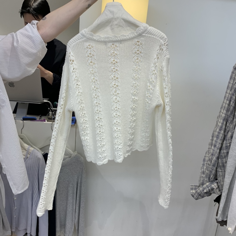 JINSIM韓國直郵實拍女士新品人氣熱賣26春夏針織衫羊毛衫開襟JINSIM針織衫