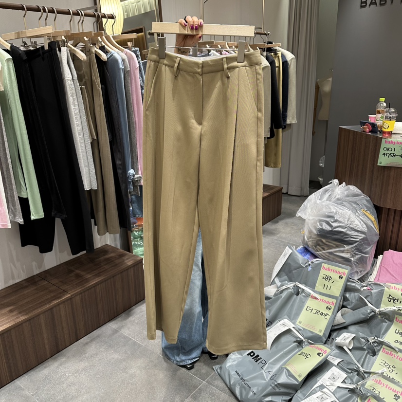 BABYTOUCH韓國東大門直郵女士新品人氣熱賣26春夏時尚休閑褲BABYTOUCH休閑褲圖色1