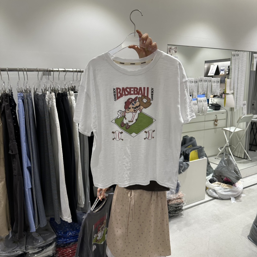 COMBO韓國代購女裝新款時尚休閑人氣26春夏職業T恤不含項鏈COM_BOT恤圖色1