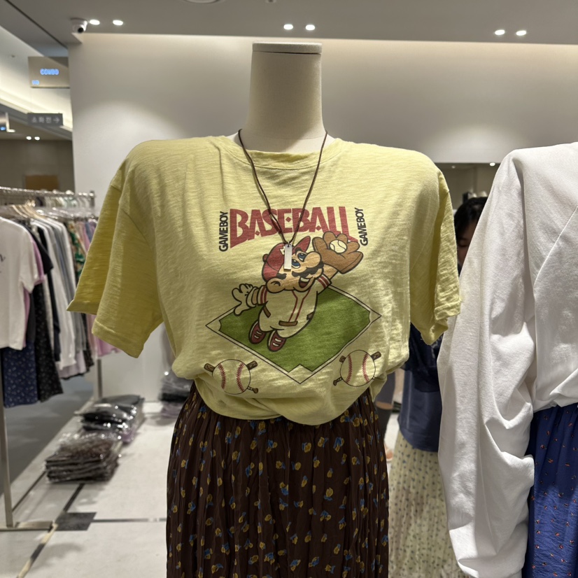 COMBO韓國代購女裝新款時尚休閑人氣26春夏職業T恤不含項鏈COM_BOT恤圖色2