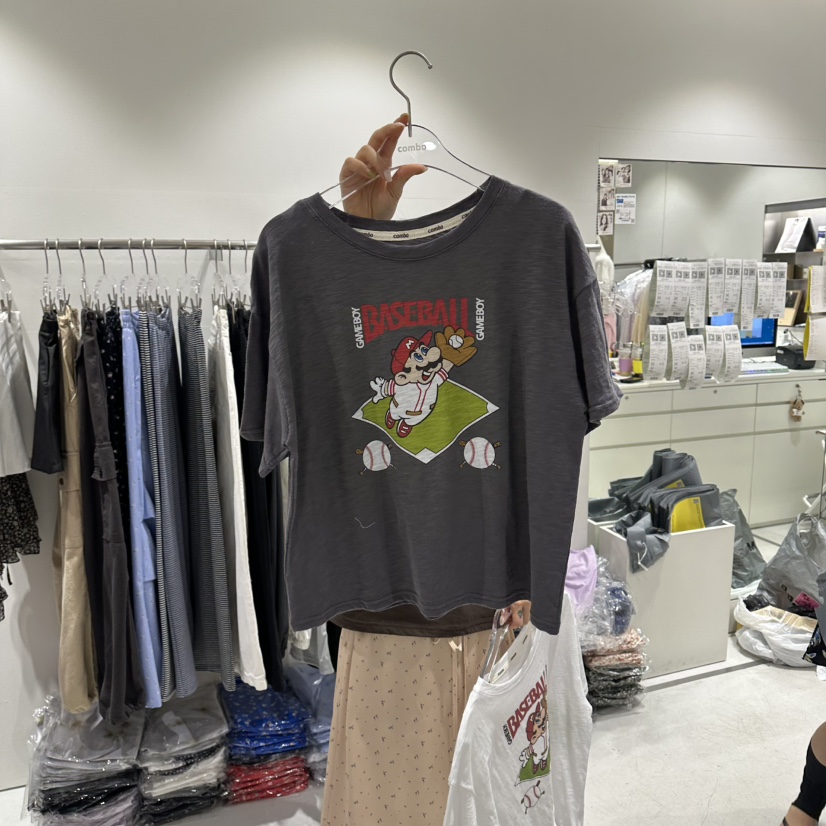 COMBO韓國代購女裝新款時尚休閑人氣26春夏職業T恤不含項鏈COM_BOT恤圖色3