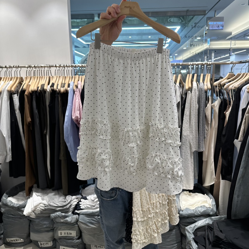 HONG.U韓國直郵女士新款時尚職業休閑人氣推薦半身裙中短裙HONG.U半身裙/中短裙圖色1