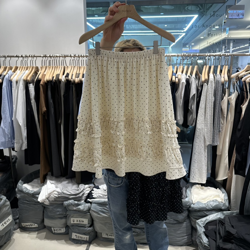 HONG.U韓國直郵女士新款時尚職業休閑人氣推薦半身裙中短裙HONG.U半身裙/中短裙圖色2