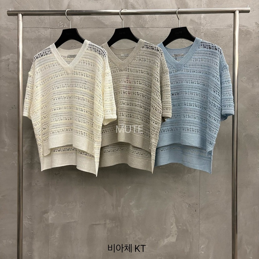 MUTE-P韓國東大門直郵女裝新品26春夏職業推薦熱賣針織衫MUTE針織衫