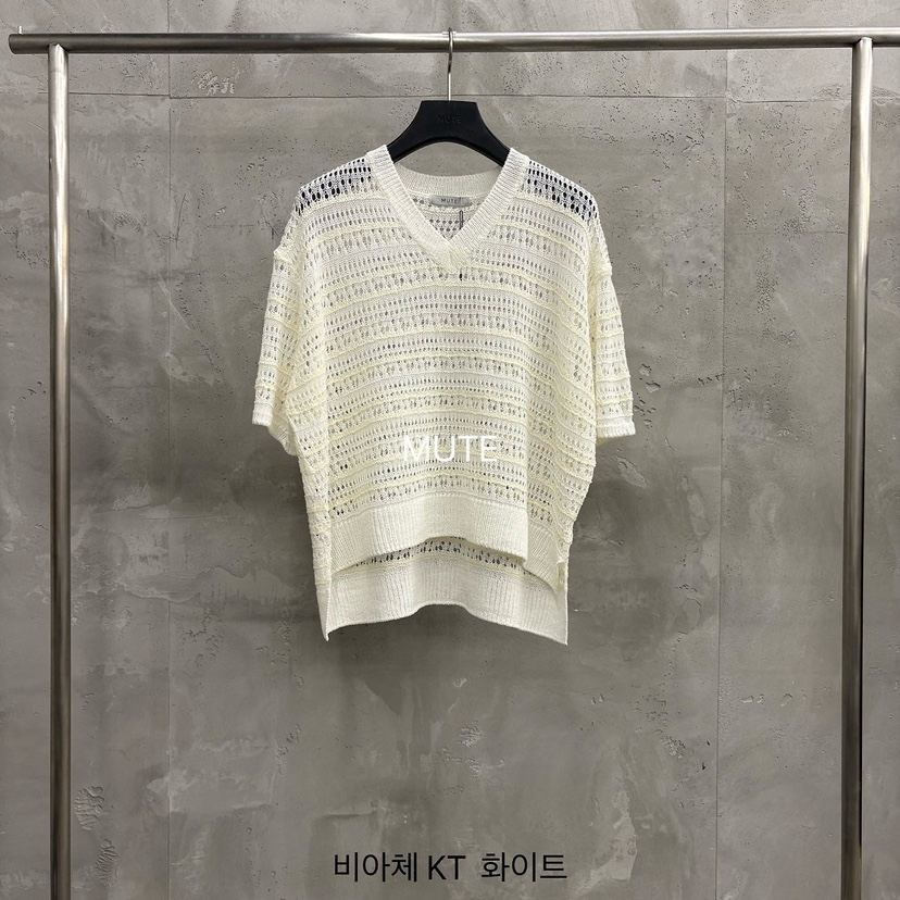 MUTE-P韓國東大門直郵女裝新品26春夏職業推薦熱賣針織衫MUTE針織衫圖色1
