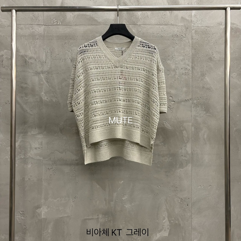 MUTE-P韓國東大門直郵女裝新品26春夏職業推薦熱賣針織衫MUTE針織衫圖色2