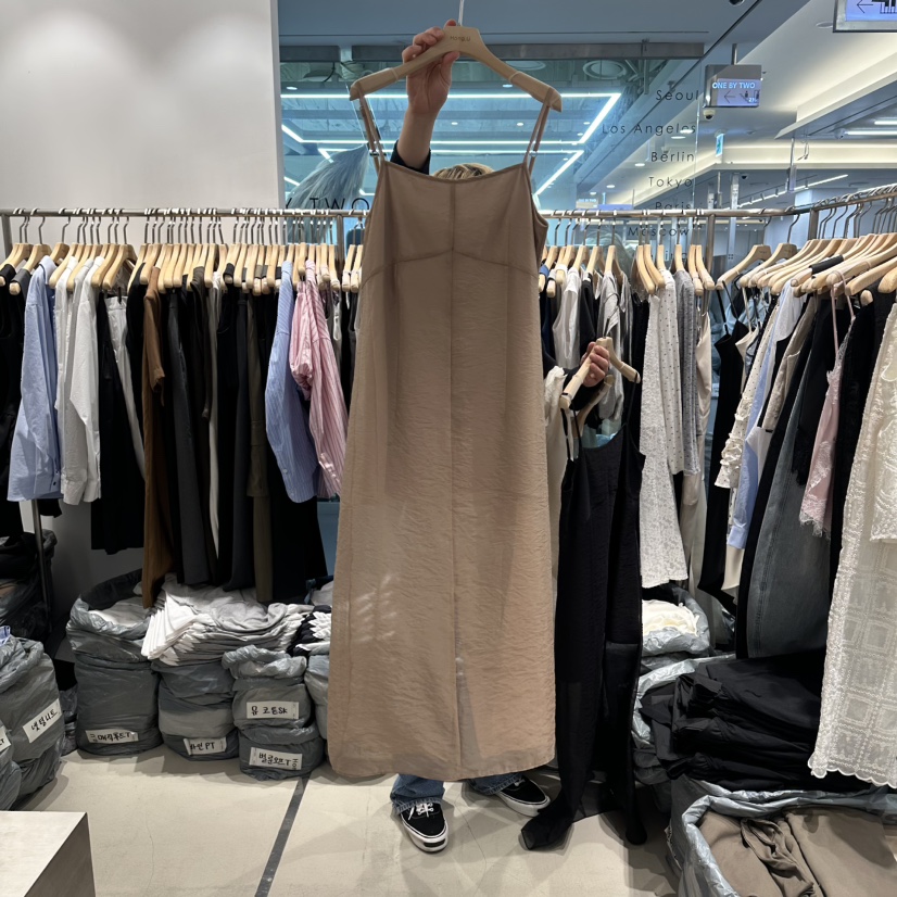 HONG.U韓國直郵實拍女士新款26春夏時尚休閑人氣熱賣連衣裙HONG.U連衣裙圖色2