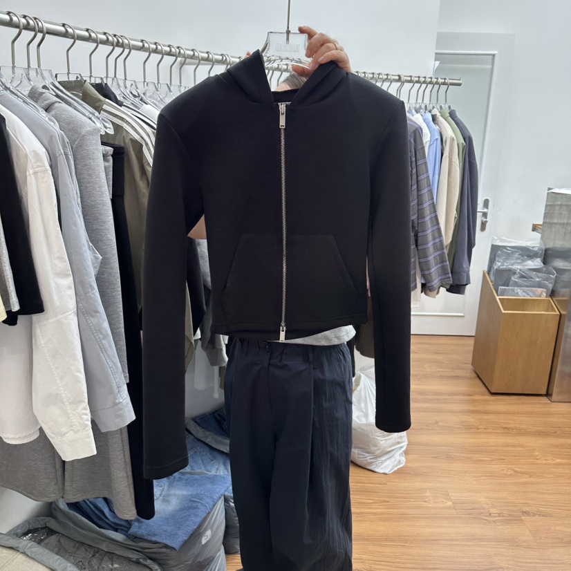 GABIZON韓國東大門直郵女士新品26春夏熱賣夾克拉鏈連帽衫GABIZON夾克圖色2