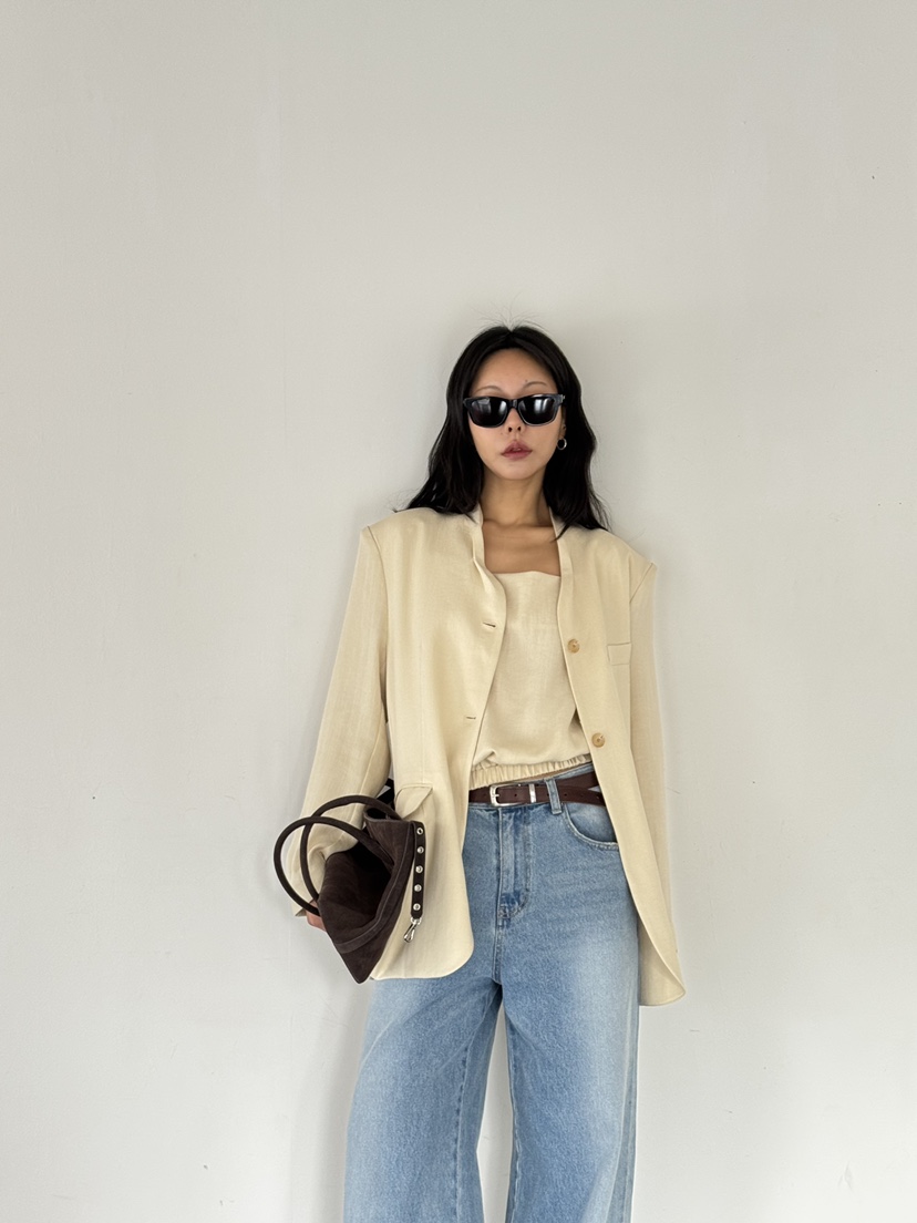 LIMLIMLIM韓國直郵女士新款休閑人氣時尚推薦夾克不含內搭LIM LIM LIM夾克圖色1