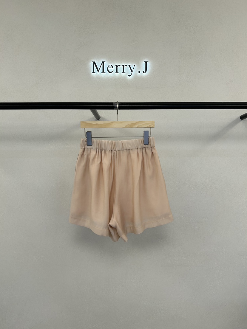 MERRY-J韓國直郵實拍女裝新款職業人氣26春夏短褲歐根紗MERRY-J短褲