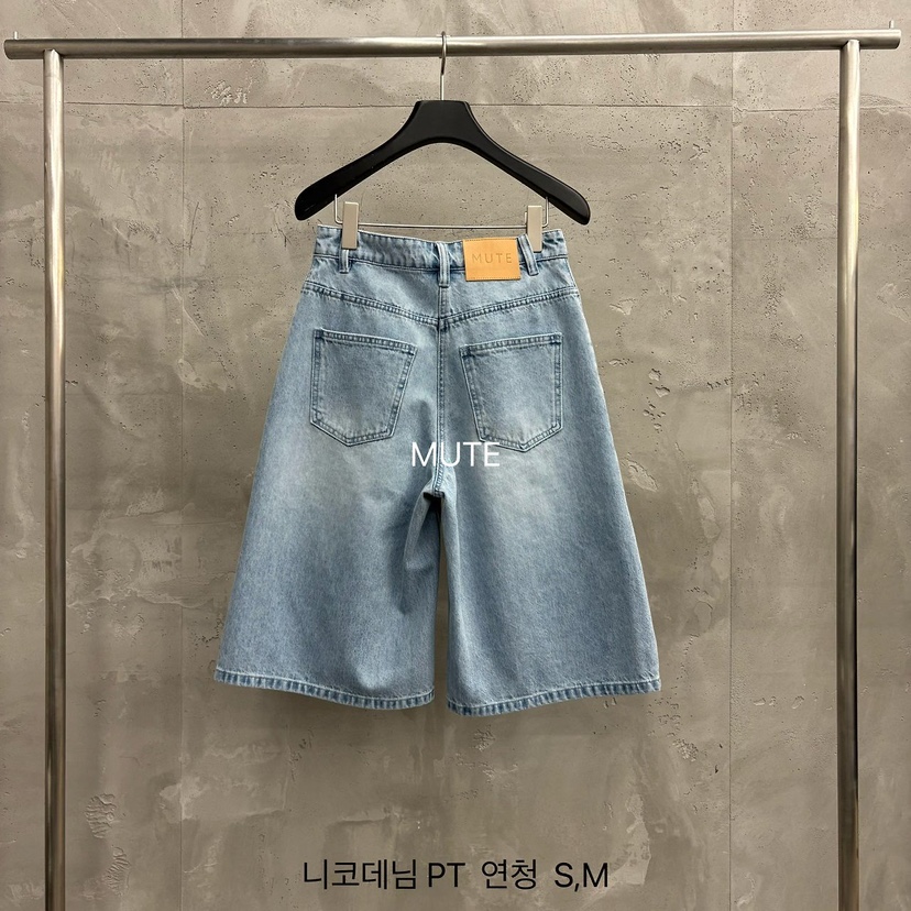 MUTE-P韓國東大門直郵女裝新款熱賣時尚人氣26春夏牛仔褲MUTE牛仔褲