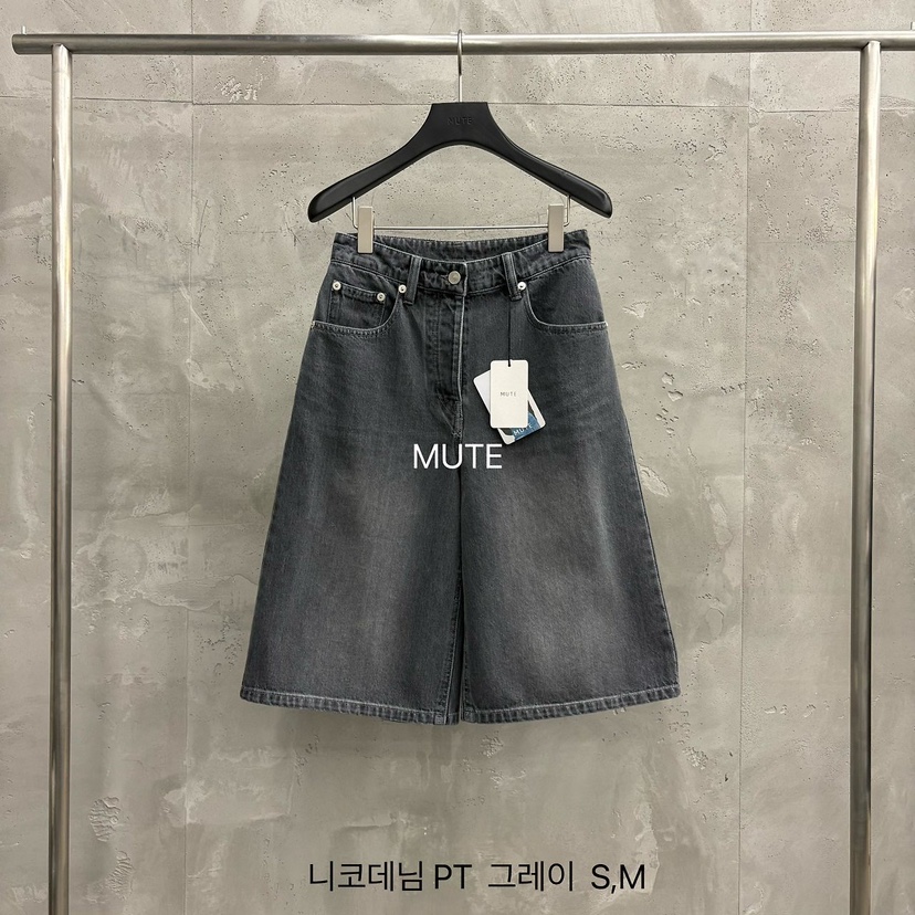 MUTE-P韓國東大門直郵女裝新款熱賣時尚人氣26春夏牛仔褲MUTE牛仔褲圖色2