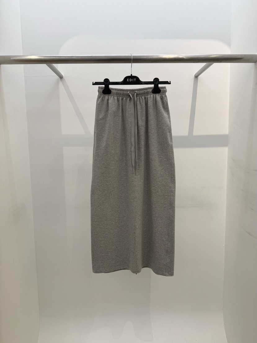 EDIT韓國東大門直郵女士新款時尚人氣26春夏熱賣職業長裙EDIT長裙圖色3灰色