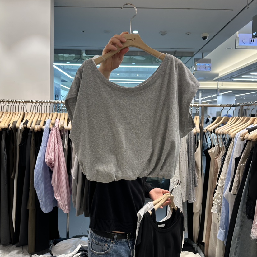 HONG.U韓國直郵實拍女裝新品熱賣人氣推薦26春夏時尚T恤HONG.UT恤圖色3