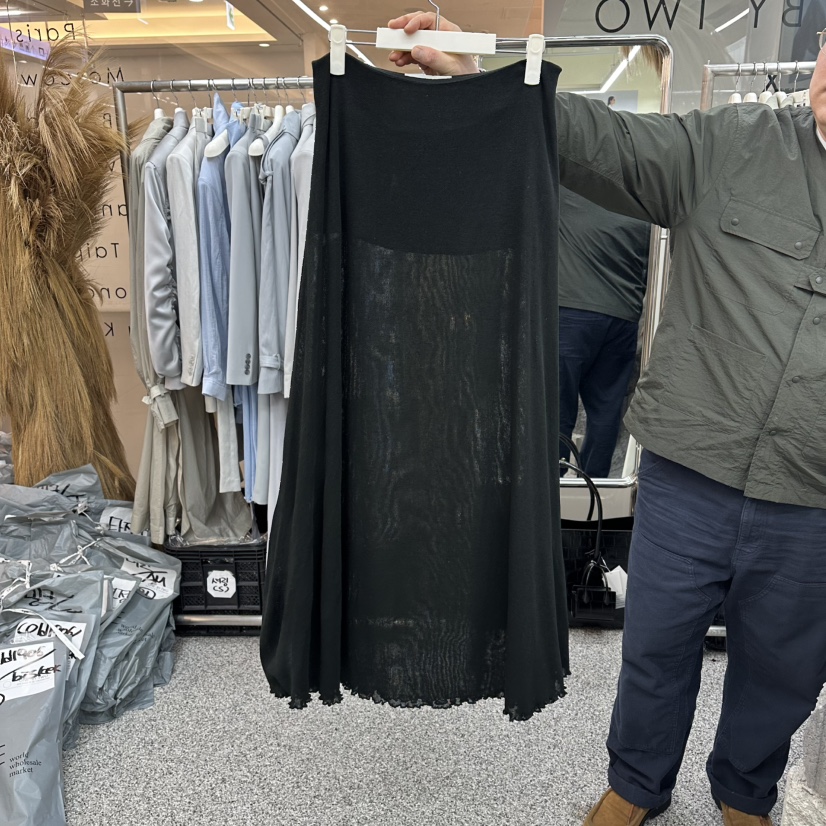 ONEBYTWO韓國直郵女裝新品時尚26春夏職業人氣推薦熱賣長裙ONE BY TWO長裙圖色3