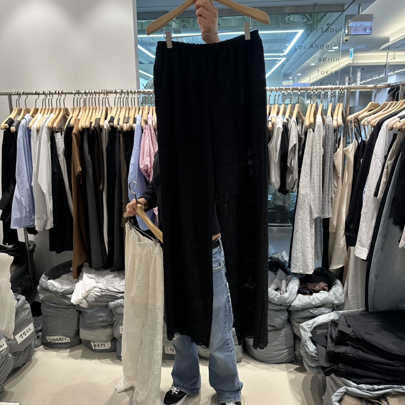 HONG.U韓國東大門直郵女士新款26春夏時尚職業熱賣休閑褲HONG.U休閑褲圖色2