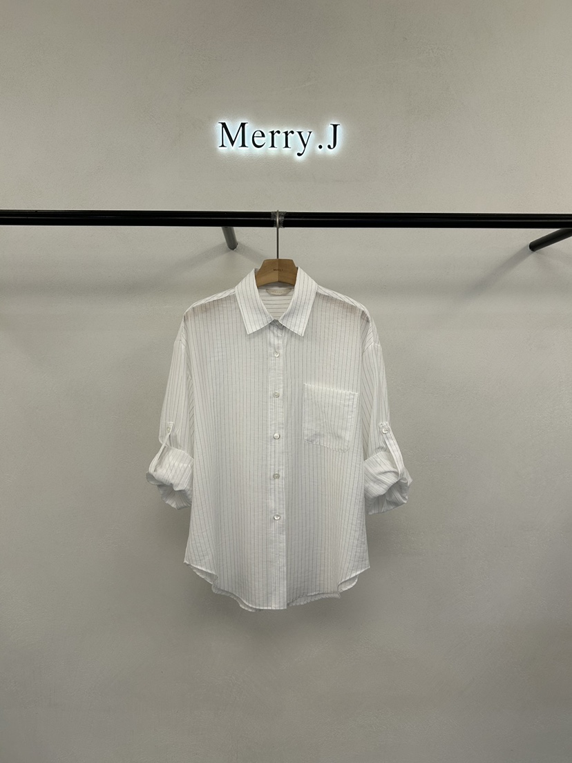 MERRY-J韓國東大門代購女裝新款休閑職業推薦襯衫蕾絲衫MERRY-J襯衫/蕾絲衫圖色2
