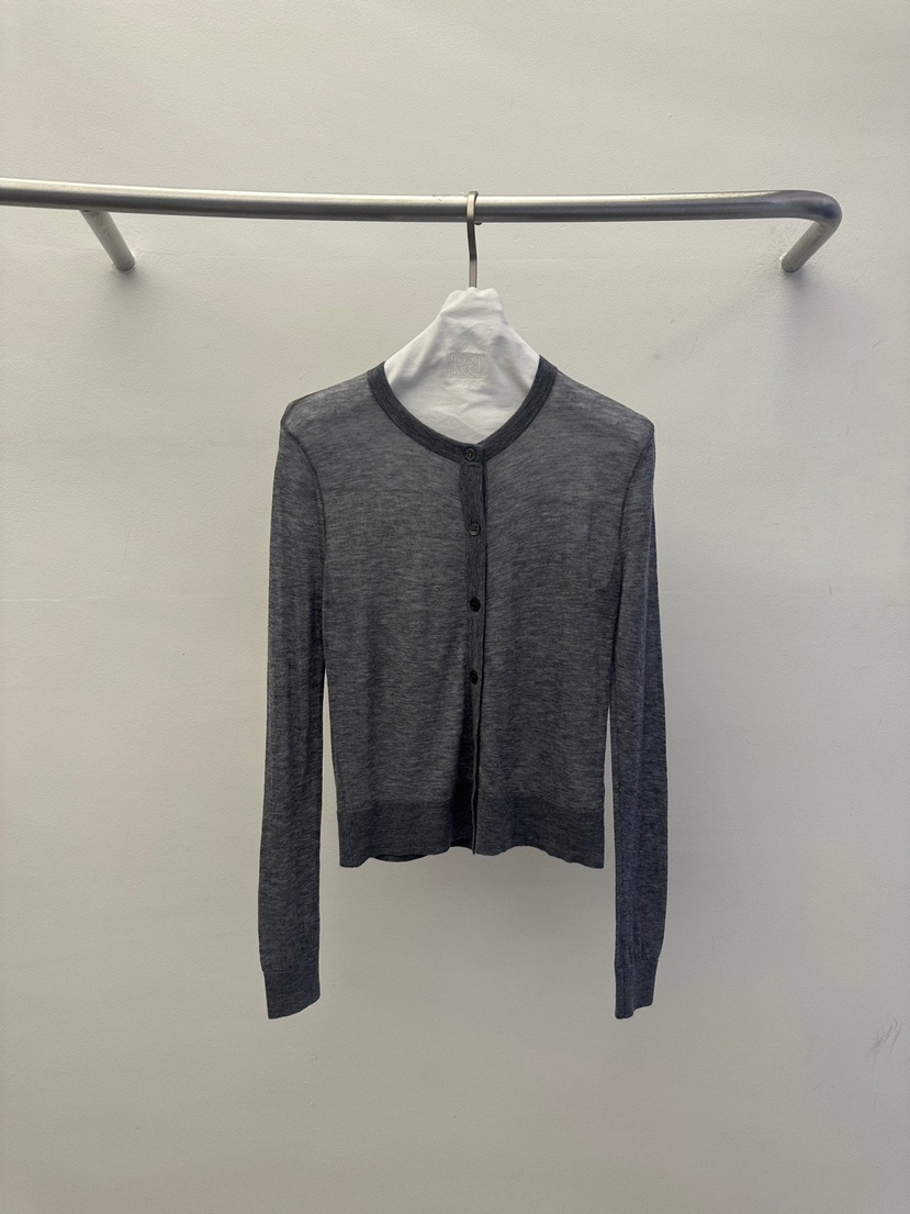 WIDA-P/RENEJ韓國東大門代購女裝新款休閑針織衫羊毛透明WIDA-P/RENEJ針織衫圖色3灰色